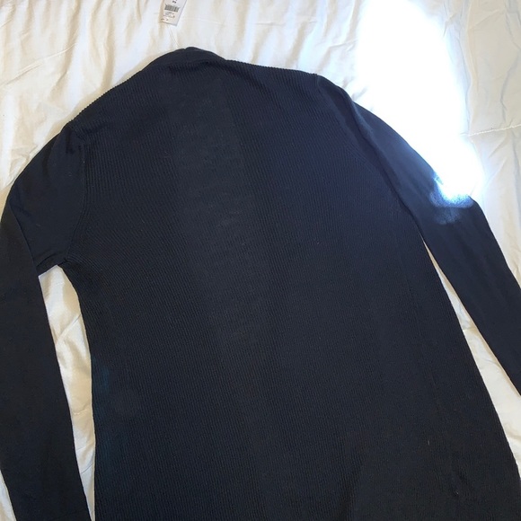 🆕 Banana Republic Black Open Front Cardigan - Women’s Size XS - Picture 4 of 7